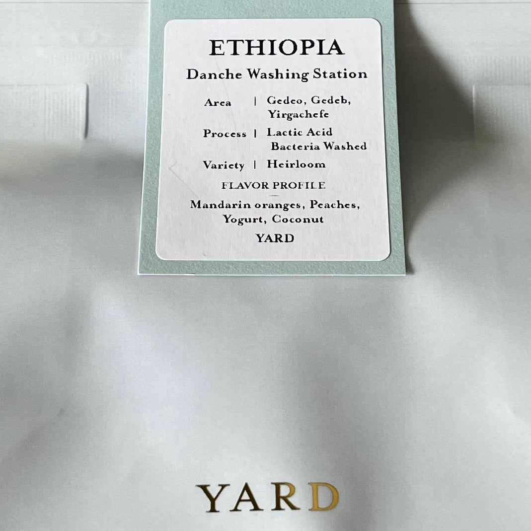 =NEW= ETHIOPIA / Danche Washing Station / Lactic Acid Bacteria Washed