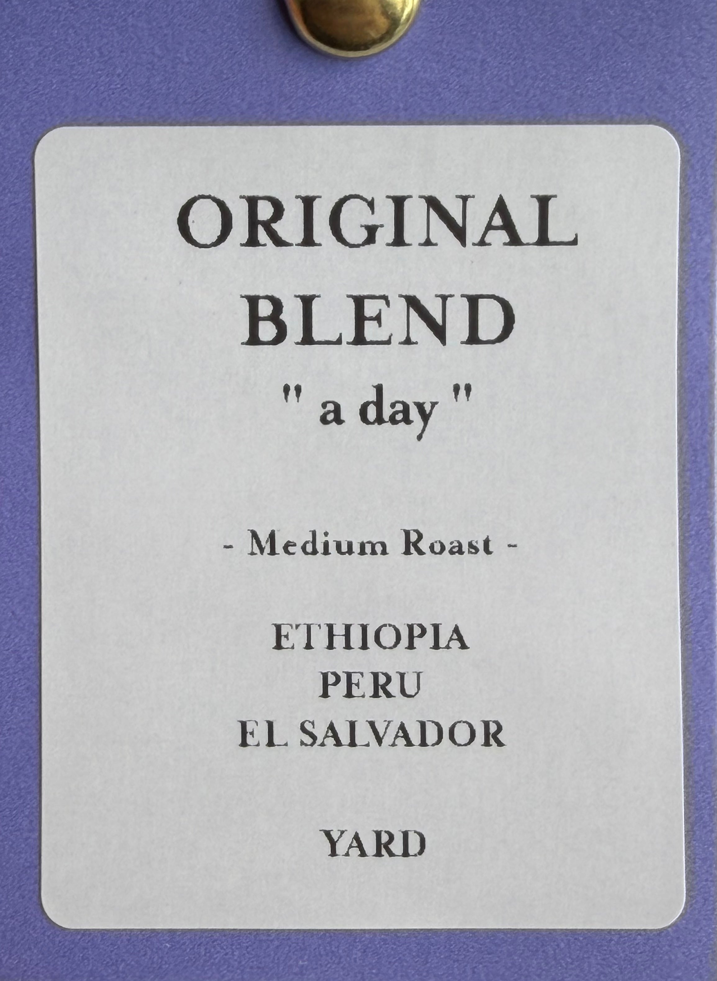 BLEND "a day" クラシックロースト