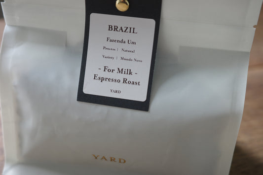 =NEW= BRAZIL / For Milk & Espresso Roast (中深煎り焙煎)