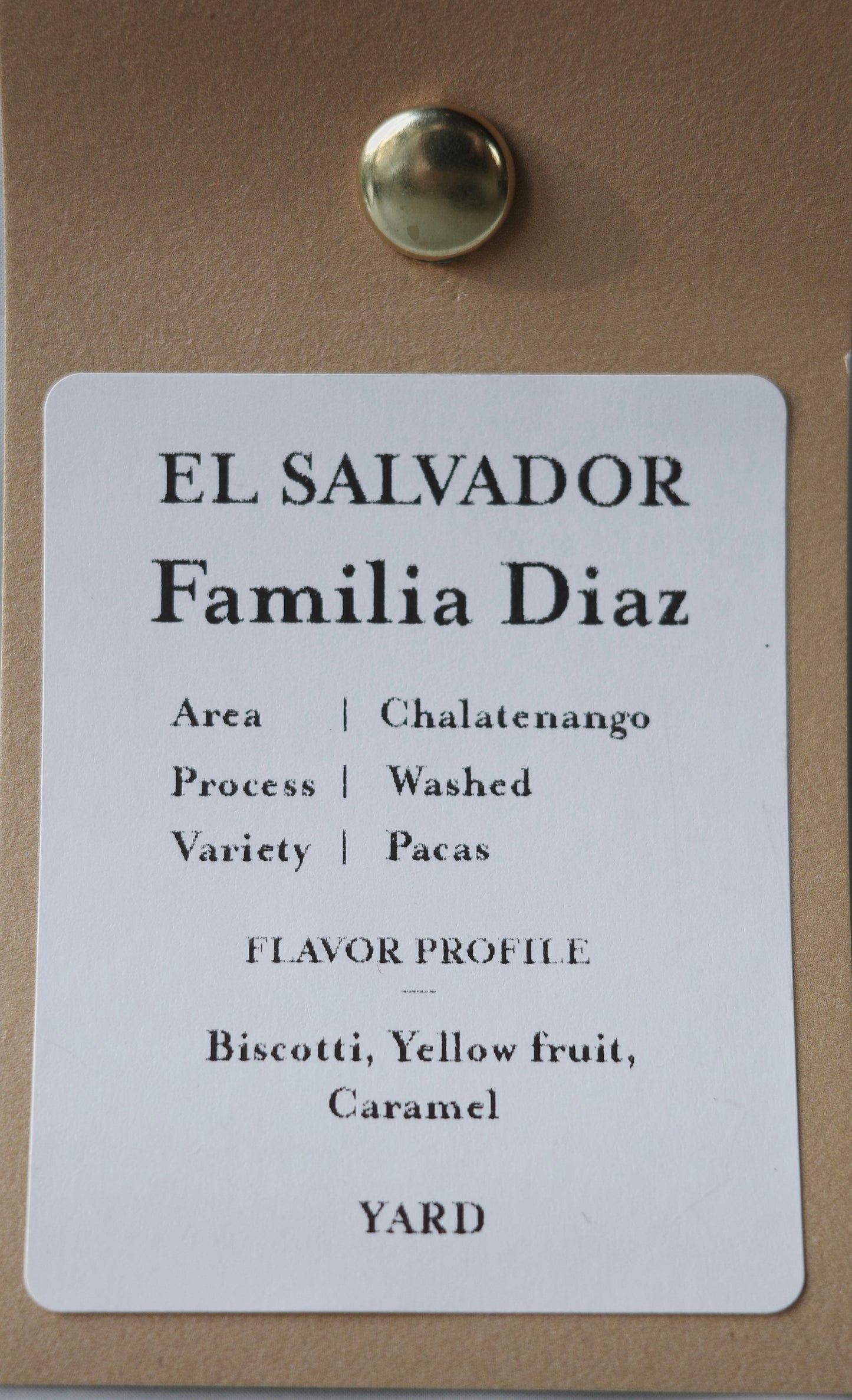 =NEW=  Familia Díaz / EL SALVADOR / 心地良い毎日に寄り添う味わい【Light Roast】